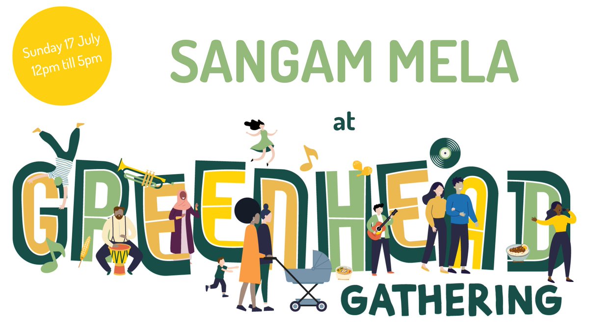 KirkleesCouncil's tweet photo. Celebrate South Asian culture at a free, family fun day @FestivalSangam 

🥳Sangam Mela will bring live music, food and entertainment for kids of all ages to Greenhead Park

📅Sunday 17 July 12 pm-5 pm

Find out more about the Greenhead Gathering 👉🏽https://t.co/V8BnDkGTwc https://t.co/7l5k8vTSrE