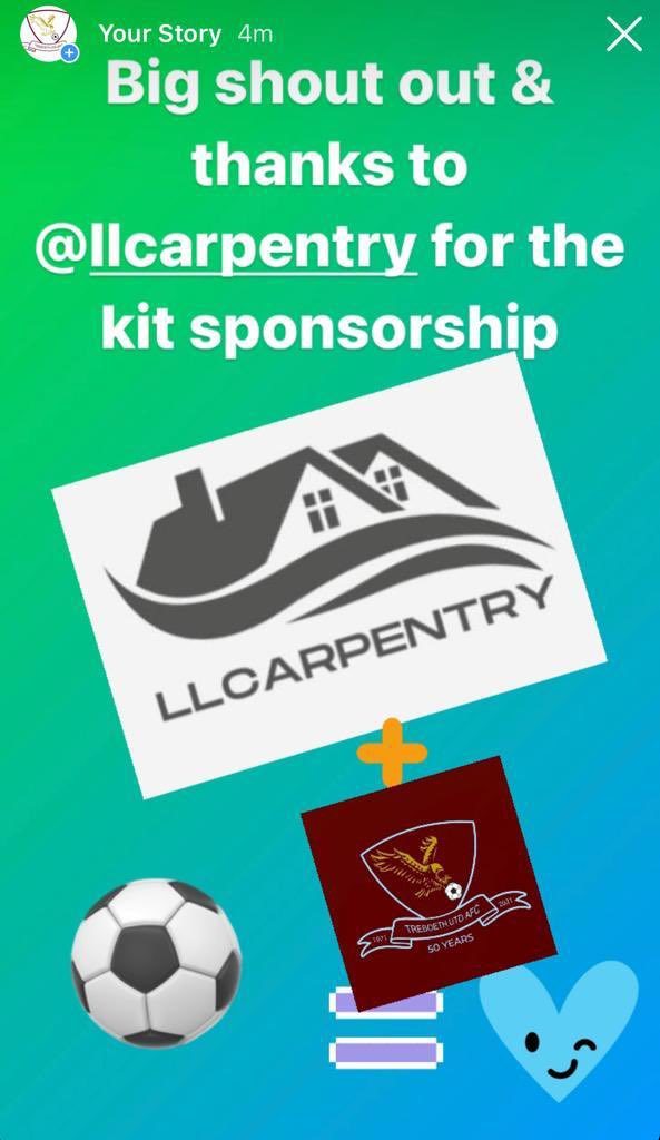 Treboeth United FC (@tufc) on Twitter photo A big thank you to our very own <a href="/Liam_A_Davies/">Liam Davies</a> and all at LL carpentry for sponsoring us this year ππ»
Weβve secured all our kit sponsors for the coming season now but there are other sponsorship opportunities available so if anyone is still interested get in touch
#uppaboeth π¦
A big thank you to our very own <a href="/Liam_A_Davies/">Liam Davies</a> and all at LL carpentry for sponsoring us this year ππ»
Weβve secured all our kit sponsors for the coming season now but there are other sponsorship opportunities available so if anyone is still interested get in touch
#uppaboeth π¦