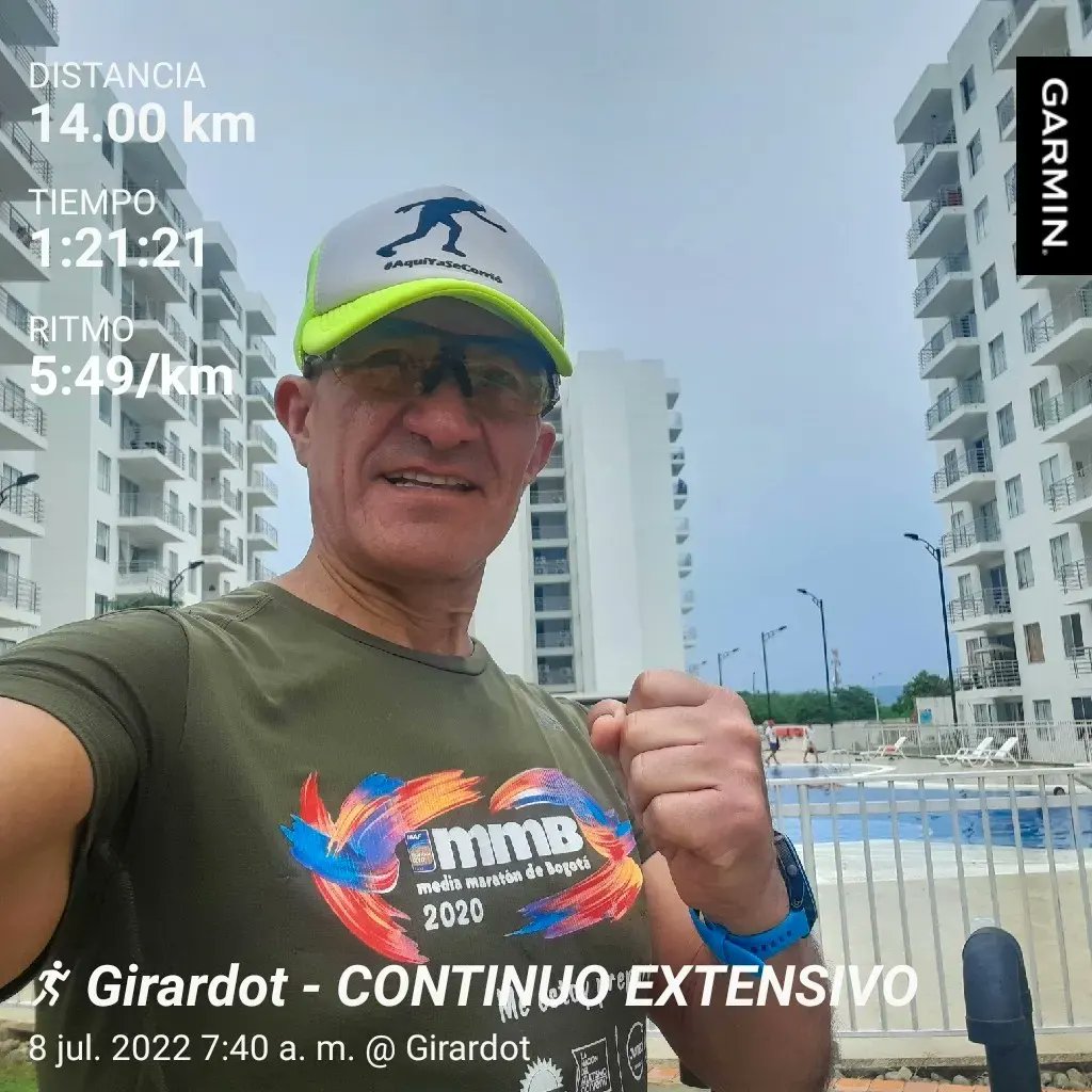 AquiYaSeCorrio's tweet photo. Buen día familia!!
#AquiYaSeCorrio tarea #adidasrunnersbogota hoy 14k muy duros, se sintió el trabajo de series de ayer las piernas lo sintieron..
Ya casi terminamos esta semana de choque con bastante carga..
•
#YoeleguiCorrer
 #instarunmx  #CorreViveSiente   #LoveRunSmile https://t.co/ZoDBfBOAc1