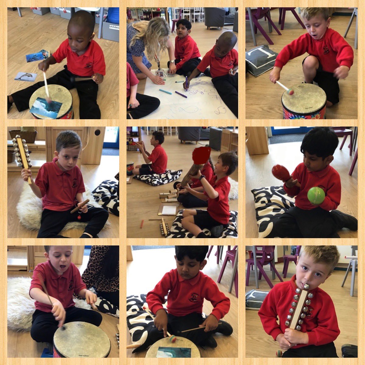 LliswerryPrim's tweet photo. #ClassLC enjoyed exploring the sounds of the sea before going on to create clay models of what they imagined was beneath the surface. #expressivearts #creativity https://t.co/KgIMs4Gyka