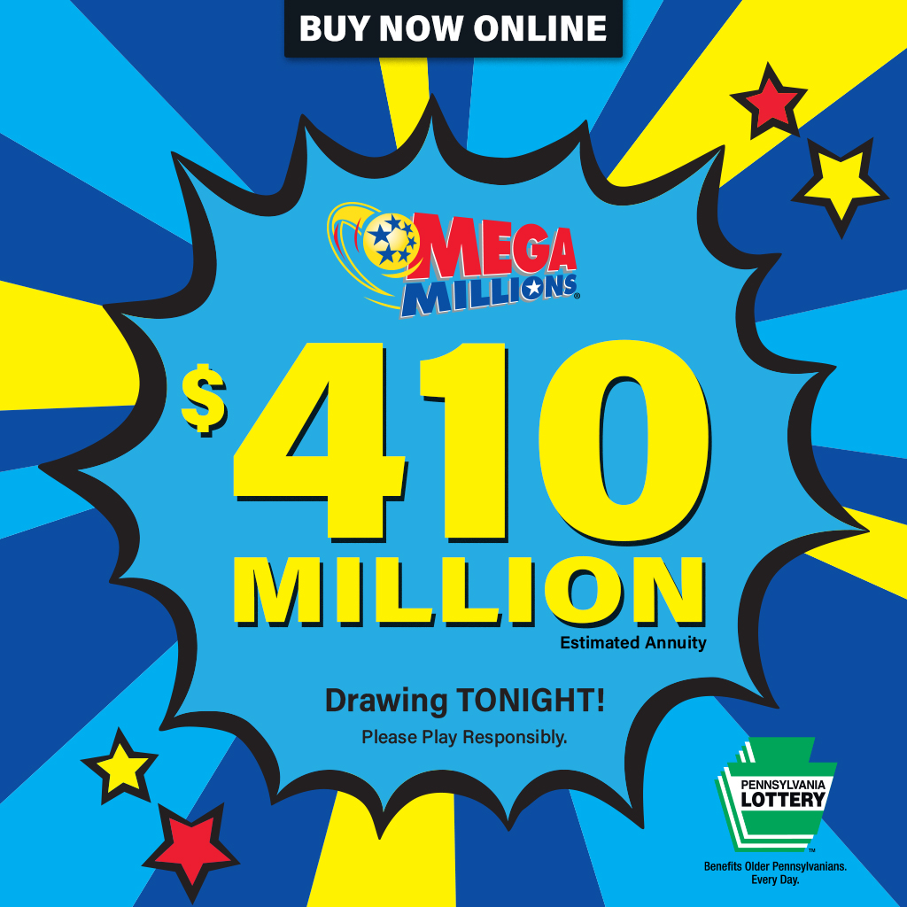 Pennsylvania lottery on twitter tonight s mega millions jackpot is