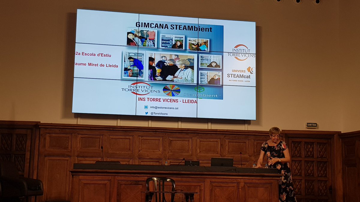 Intercanvi d'experiències: "STEAMbient" <a href="/TorreVicens/">Institut Torre Vicens</a> #EE2022 <a href="/MIELleida/">MIE Lleida</a> <a href="/FMRPc/">FMRPedagògica</a>