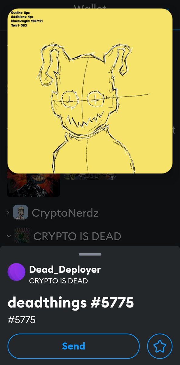 JessRiots's tweet photo. @CryptoIsDeadEth My wife is ECSTATIC. 

She said, "DARKOOOOO!!!!"

🤣 Now I have no idea who's more excited, me or her! 😈 https://t.co/iBUI85KmLM