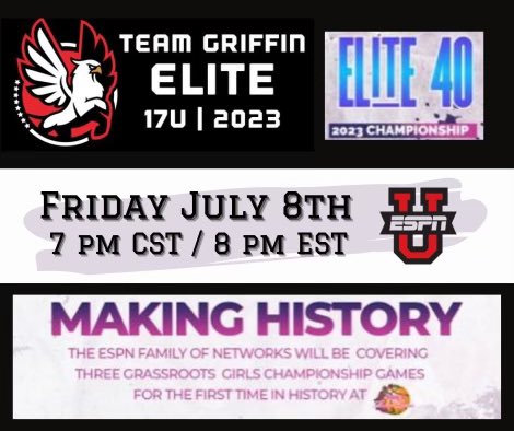 TUNE in 📺 <a href="/ESPNU/">ESPNU</a> to watch Team Griffin Elite 2023 compete for the <a href="/Elite40League/">Elite 40 League</a> Championship Title!
#run4roses #ohiobasketball
