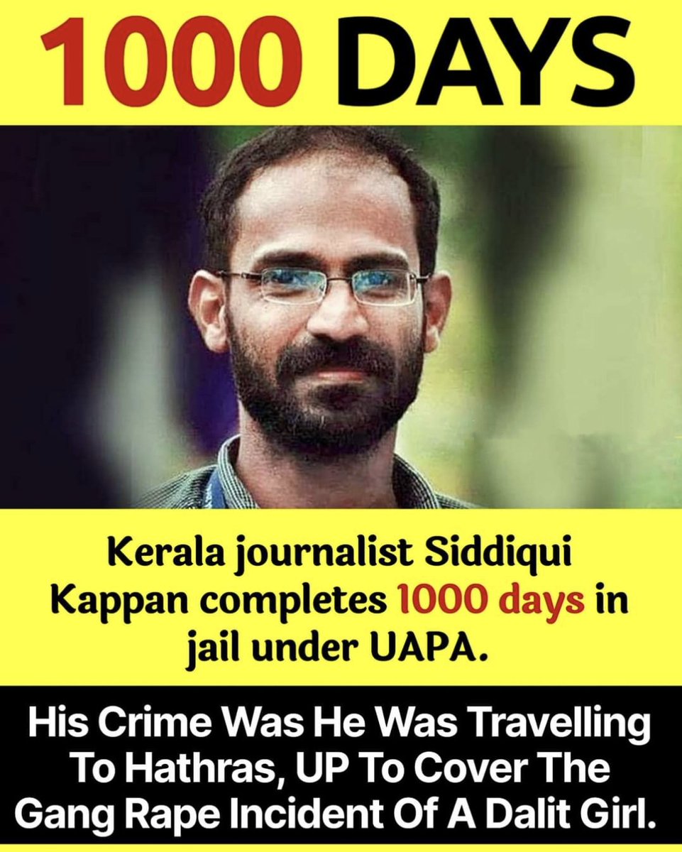 RituChoudhryINC's tweet photo. 1000 days of injustice.

@Jairam_Ramesh 
@drajoykumar https://t.co/2JmvsrVGlD