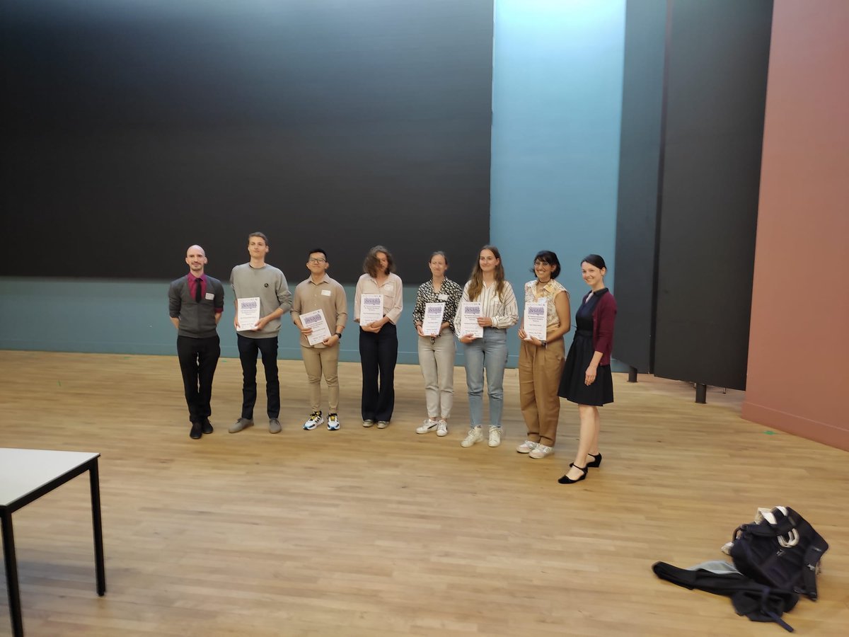 Super day for CPBL group <a href="/NSABS2022/">National Symposium Applied Biological Sciences</a> poster award for Veronica Santoro and flash presentation for Silvia Magri!! Congrats! Girl Power! <a href="/WomenInScience/">WomenInScience</a>