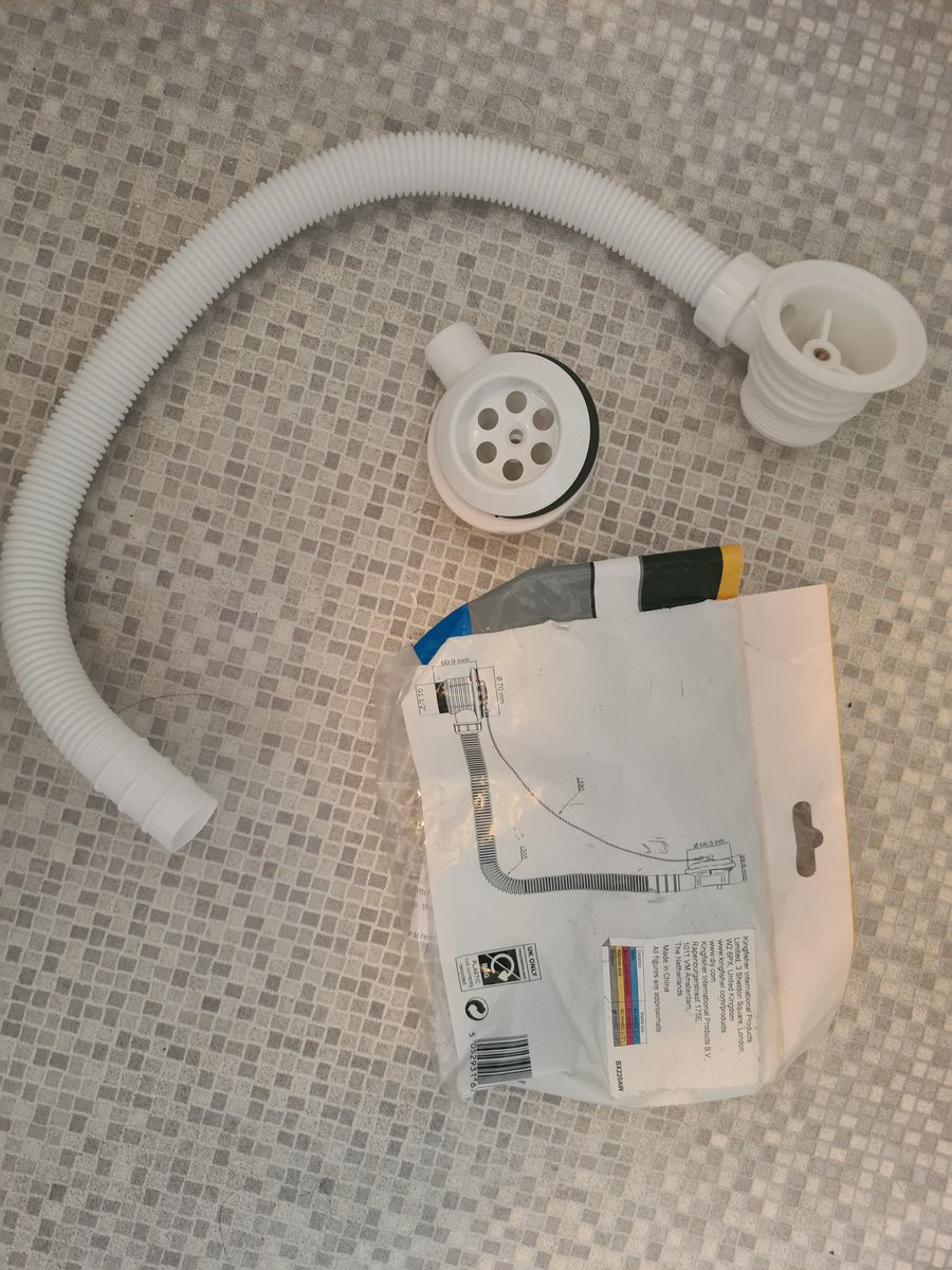 almostjon's tweet photo. Dear @elonmusk, tried to unblock drain pipes and ended up breaking the bath. Got some spare parts after my remorseful trip to @BandQ (Sentimental value: 1/10). I would be willing to trade for a @Tesla. Just drop me a DM to organise the swap. https://t.co/h2Nycit1Gq