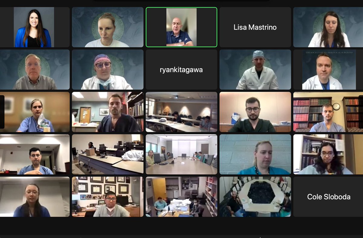 SNS_Neurosurg's tweet photo. We kicked off our SNS Intern BootCamp !!! All neurosurgery interns learning together #MedEd #success #Neurosurgery  @QuinseyCarolyn @MartinaStippler  @GregoryZipfel @nateselden https://t.co/PvMrtCdXuL
