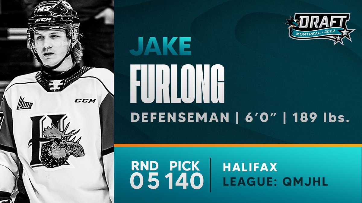 Jake Furlong is a Shark with the 140th overall pick!

#SharksDraft
