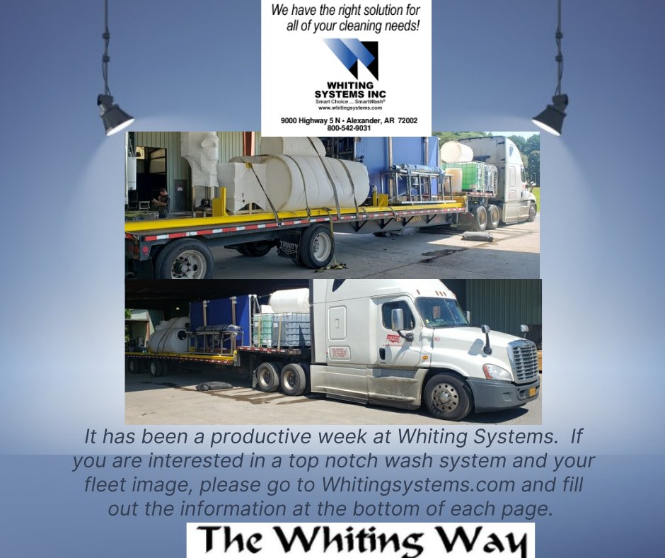 WhitingSystems's tweet photo. Whiting Systems Fleet Image System being sent out to Wal-Mart in Palestine TX https://t.co/Ict8Z9Cw0K