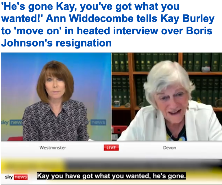 BlackQueenLara's tweet photo. #TitleDecoded #MyViewsMine Ann tells Kay: You shut up #lilgirl, #BorisOut=your fault❓ ("Poor" Kay😱. When working for #Embassies & Big #Firms, I'd get sick the whole weekend 4 less)
♦️'#HesGone Kay, you've got what you wanted' Ann Widdecombe tells Kay https://t.co/3VL2ojS7eD https://t.co/3f34rVuF9B