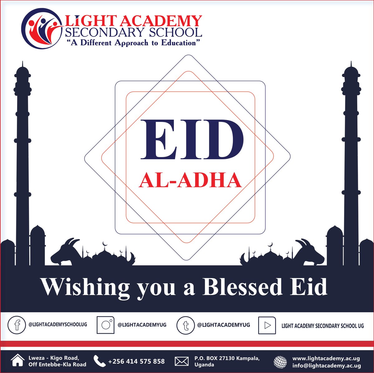 The #LAcommunity wishes you a blessed Eid 😊
#lightacademy #a_different_approach_to_education
#LAdiversity #EidAlAdha #Eidmubarak