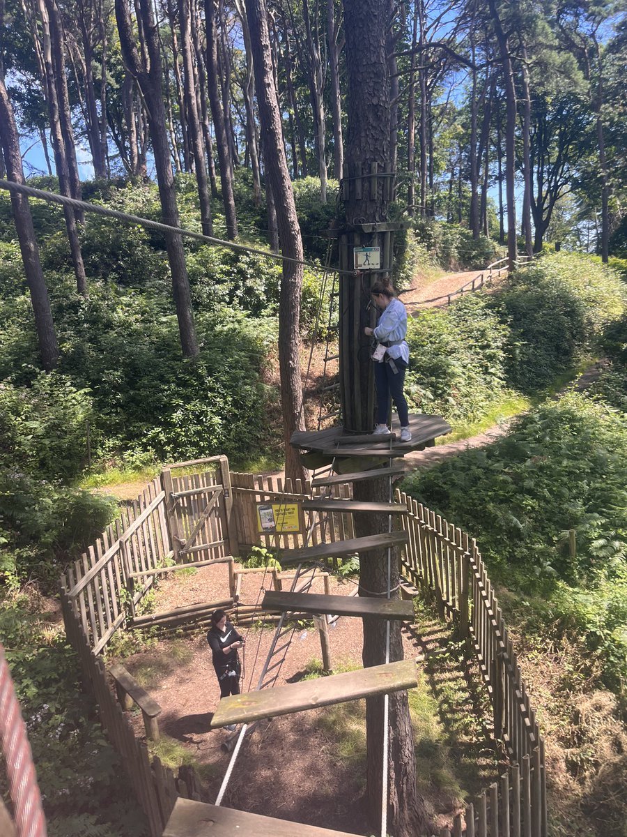 kkbennay's tweet photo. What a day!! Go Ape adventures with our I2A and @PrincesTrustWal learners! Overcoming fears and challenging themselves and that was just @emandrews_ 🤣.. pictures tell a story #cavc #confidence #teambuilding #i2a #wellbeing #challenge #personaldevelopment https://t.co/iKdP4dvEtd