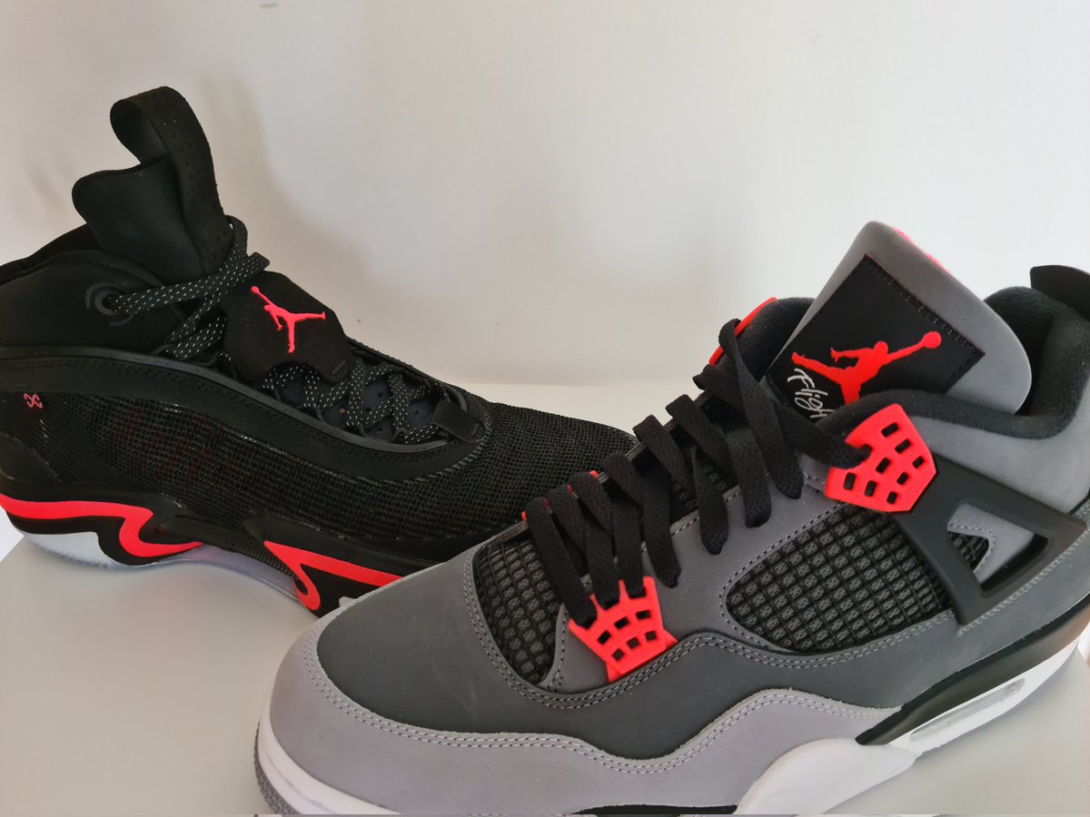 neil_gorman's tweet photo. Year of the Infrared 🔴
#Jordan4Infrared #Jordan36Infrared https://t.co/rZ2SzHF7km