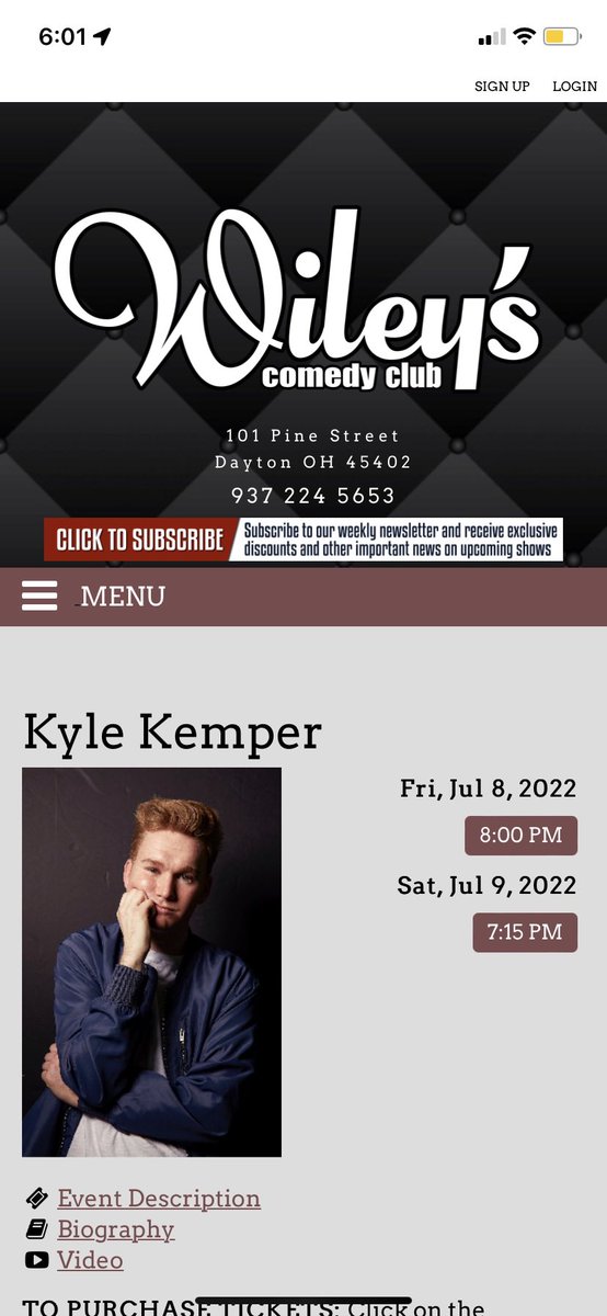 kemperkyle's tweet image. Tonight and tomorrow I’m headlining Wiley’s Comedy Club, and I’m bringing some very funny friends with me! It would mean the world if you could come out to a show. Yeah. You. You specifically. 

Tickets at wileyscomedy.com/events/56671

(The last pic is my first time at Wiley’s.)