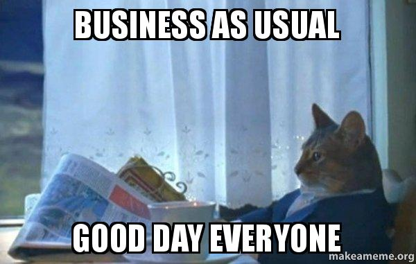 For our business users and BETA users, everything is normal and as usual #businessasuaul #payment #debit