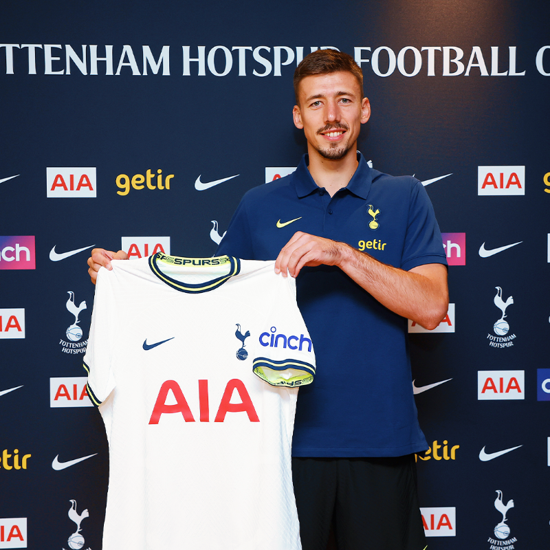 SpursOfficial's tweet photo. ✍️ We are delighted to announce the signing of Clément Lenglet on a season-long loan from Barcelona, subject to international clearance and a work permit. 

#WelcomeLenglet