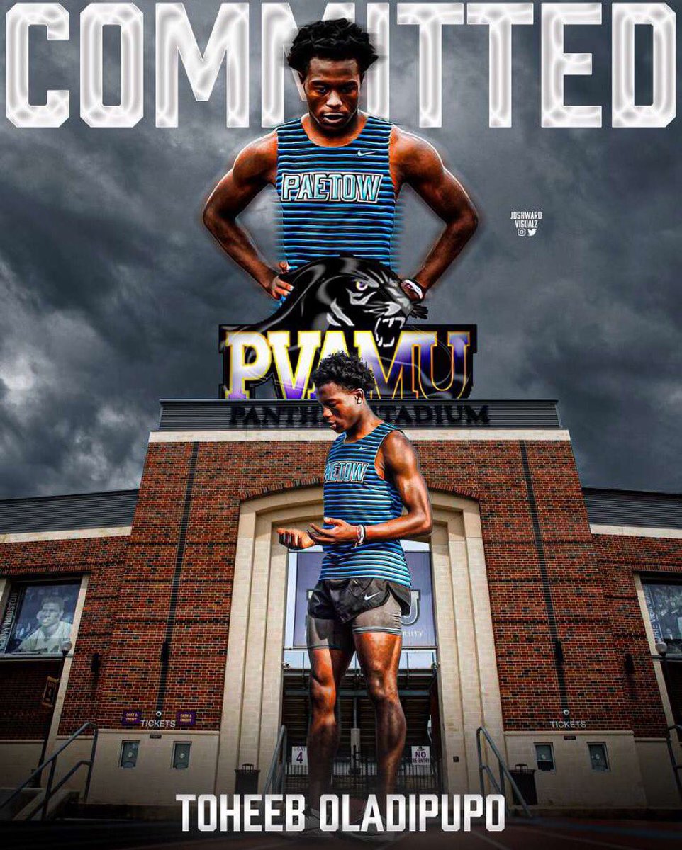 Proud to say I’ll be continuing my Track and Field career at PVAMU. #gopanthers <a href="/PVAMUPanthersTF/">PVAMU TF/XC</a> <a href="/PVCoachClay/">Chris Clay</a>