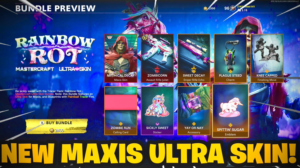 TheeEvolutionYT's tweet image. the NEW “RAINBOW ROT” MASTERCRAFT ULTRA SKIN MAXIS BUNDLE GAMEPLAY! BLAC... youtu.be/hpSa67eZ5Zg #Maxis #UltraSkin #BlackOpsColdWar #CallOfDuty #Warzone #Japan #ShinzoAbe #heatwave #twitch #youtube #TheBoysTV #JacksonWang #PS4live #PS5Share #Russia #ukraine #Mastercraft