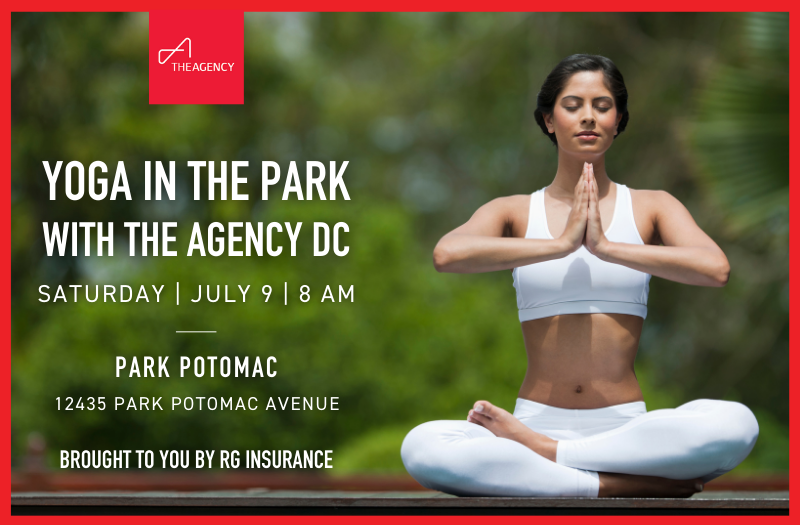 TOMORROW @ 8am! Join The Agency DC for Yoga in the Park!!
Take a break from your routine and relax with the community and us in this super yoga class at the park with the talented instructor Maria Carpenter from Blossom Health &amp; Wellness. 
eventbrite.com/e/yoga-at-the-…