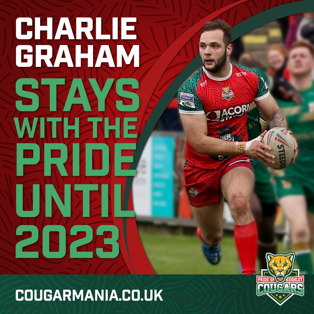 Cougarmania's tweet photo. 𝓦𝓪𝓵𝓴𝓲𝓷𝓰 𝓘𝓷 𝓪 𝓖𝓻𝓪𝓱𝓪𝓶 𝓦𝓸𝓷𝓭𝓮𝓻𝓵𝓪𝓷𝓭

✍️ @Charlie_G101 has penned a new contract with the club until the end of the 2023 season, with the option to extend by a further 12 months until the end of 2024.

Read ➡️ https://t.co/7sToApEtYn

#JoinThePride https://t.co/oDh7A5azWk