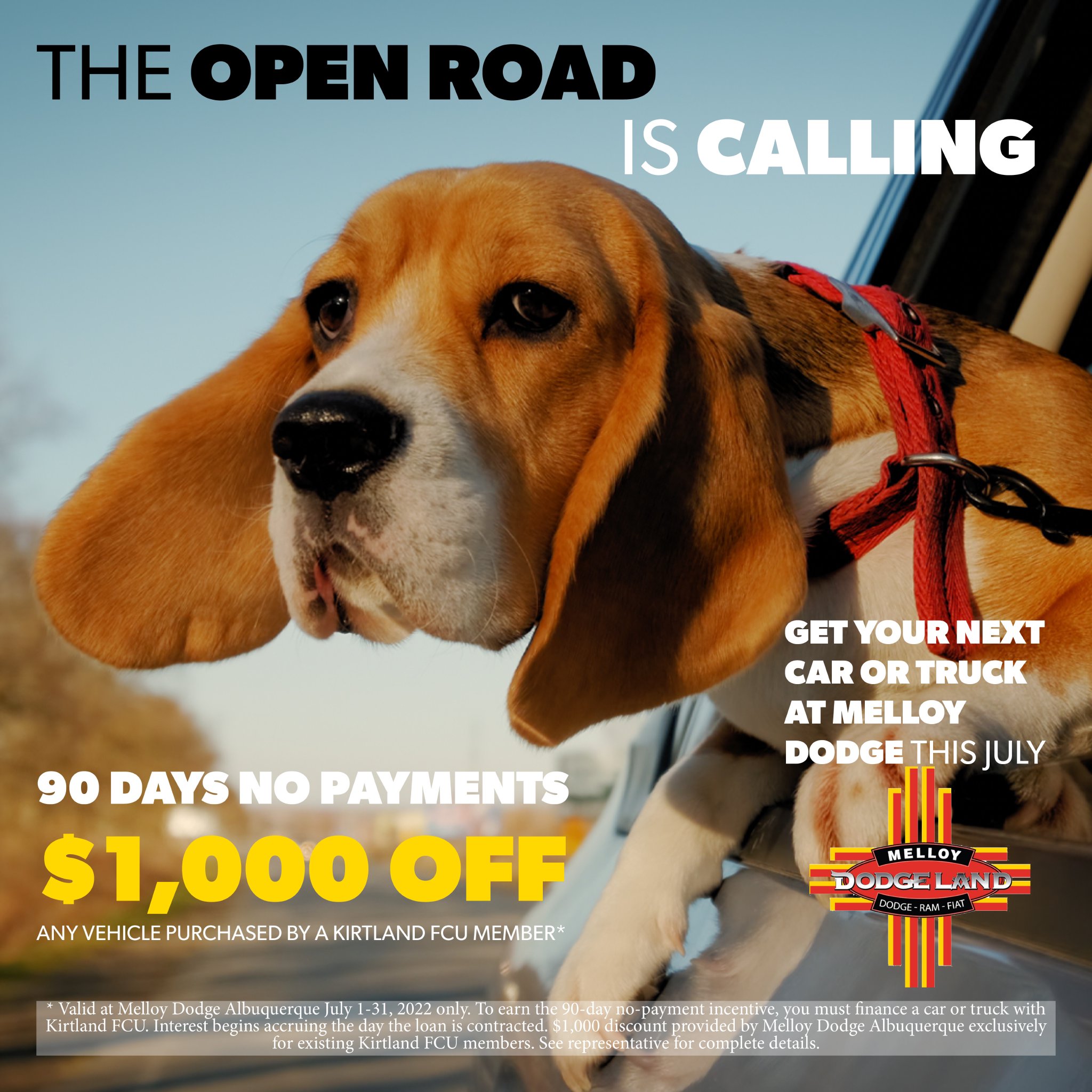Kirtland Credit Union on Twitter "Dash over to Melloy Dodge July 131