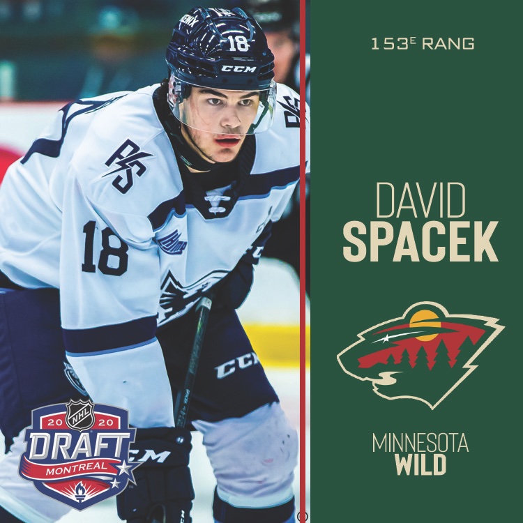 PhoenixSherbroo's tweet photo. Le Phoenix est très fier de voir son défenseur David Spacek sélectionné au 153e rang du #nhldraft22 par le @mnwild 

Congrats David! Good pick @mnwild !
#mnwild #NHLDraft @LHJMQ https://t.co/lTr71aCSXl