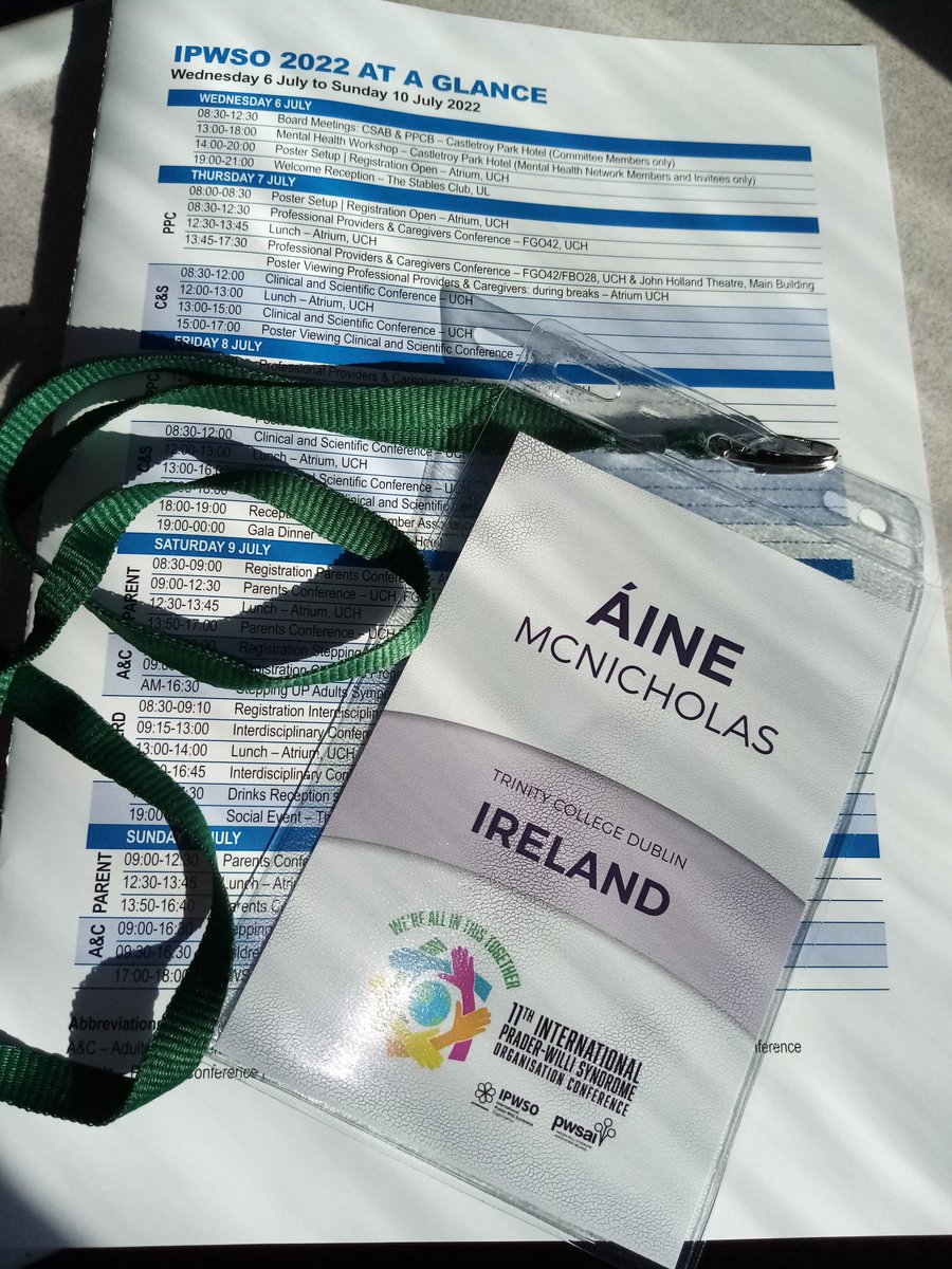 a_nicnioclais's tweet photo. What an honour to present our PWS focus group research on behalf of @lgallagh_louise and the @AutismTCD research group at the #ipwsoconference2022 A long held dream come true! Thank you @ipwso @PWSAI and @UL for organising a fantastic international
conference. https://t.co/s8OX3CoiUK
