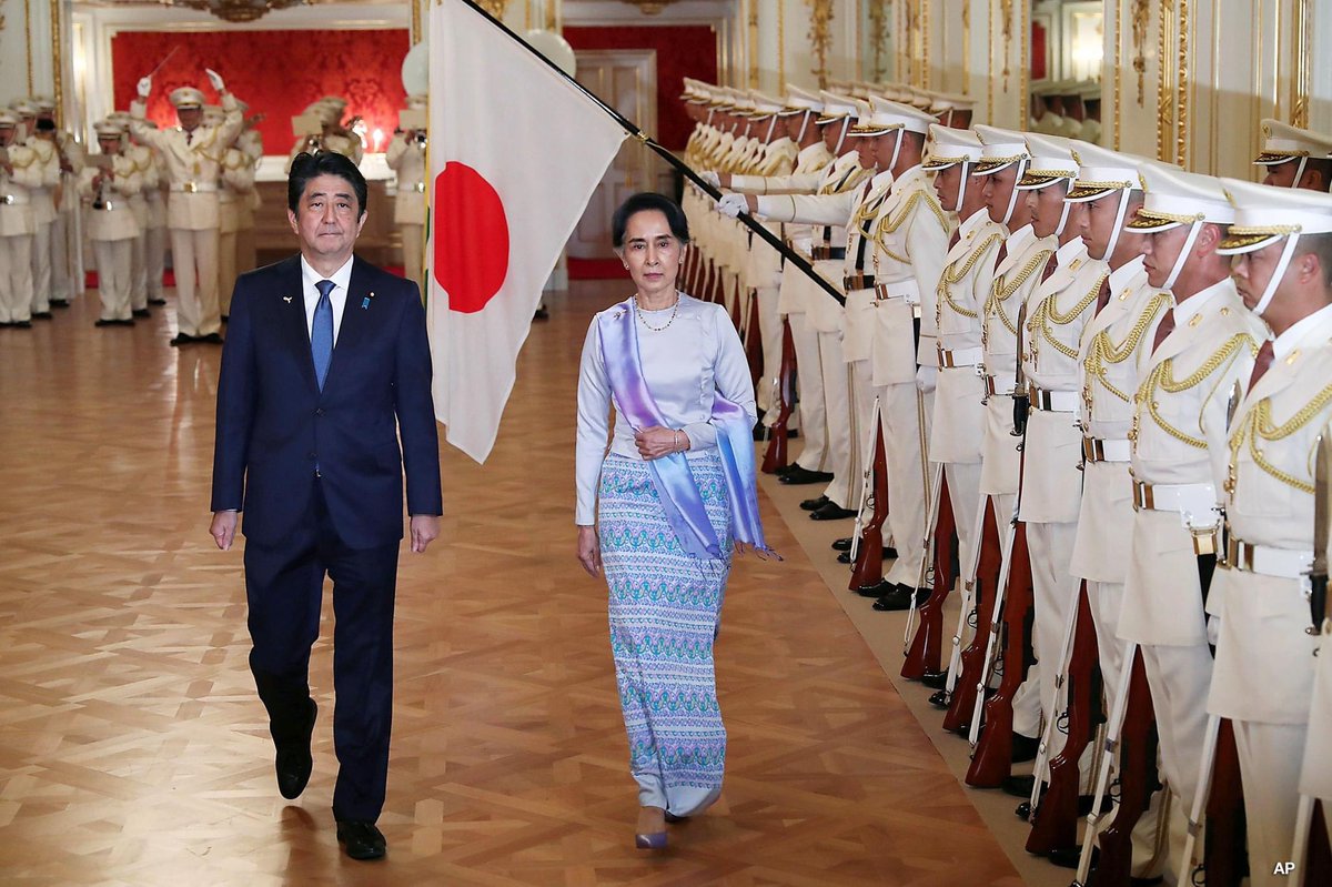 DuwaLashiLa's tweet photo. Mr. Shinzo Abe was a great friend of the people of Myanmar. I am shocked and deeply saddened by Mr. Abe's passing. My heartfelt condolences to his family and the people of #Japan . https://t.co/TOtLaWJLW7