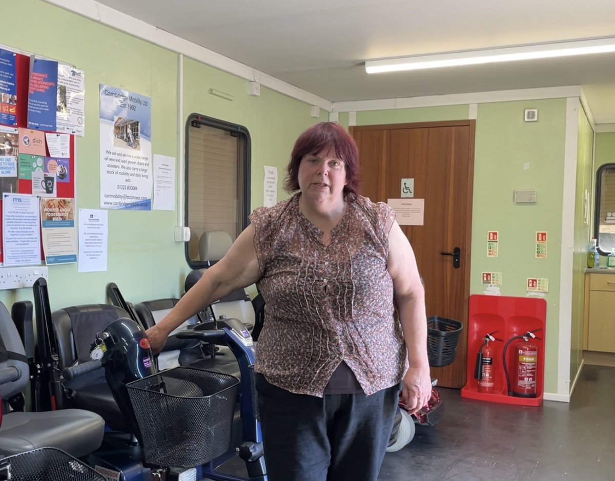 OWAyres's tweet photo. Also managed to visit the lovely Celia at Hunts shop mobility. And then went to #freeflowfriday a great get together run by @TimCGLCam , it was great to meet some of the team and receive such a warm welcome from Inertiia! Videos coming to @HAYCambsPboro  soon! https://t.co/6AJaKTRyB3
