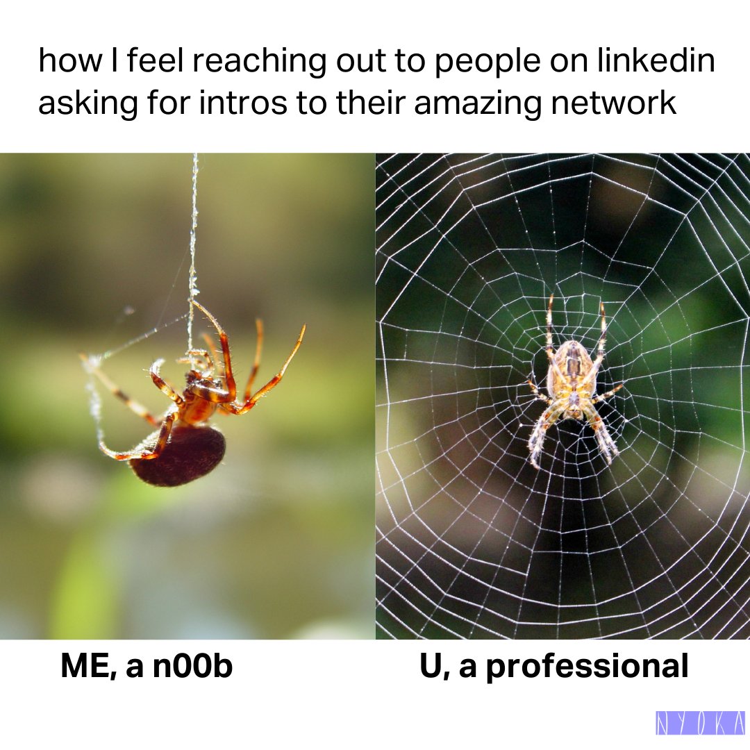 Hello. its me. on a quest for the warm intro that will change my life 😂 Any tips for this #startup twitter? #fundraising #startuplife #warmintro