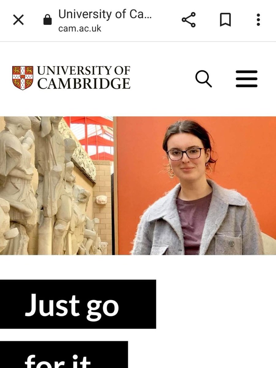 cambtweetclass's tweet photo. My face is currently on the front page of the actual university of Cambridge website and that's very scary and very cool! #CambTweet https://t.co/L9c7raNSIq