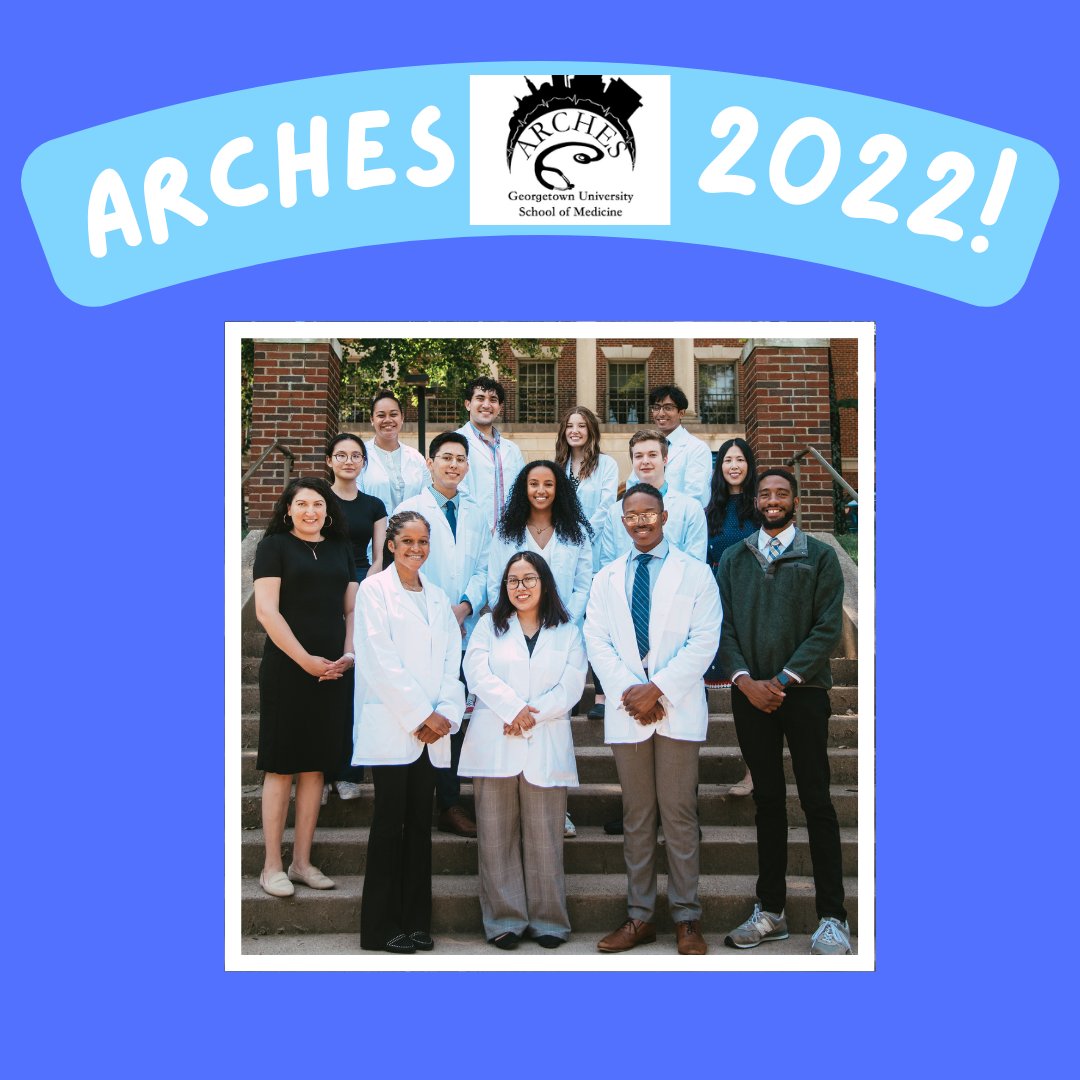 DiverseGUMed's tweet photo. We are excited to welcome our newest ARCHES Fellows! This year, we are welcoming our fifth cohort of 10 Academy for Research, Clinical, and Health Equity Scholarship (ARCHES) Program Fellows. Stay tuned for updates! #ARCHES2022 https://t.co/7wHdxgnNsi