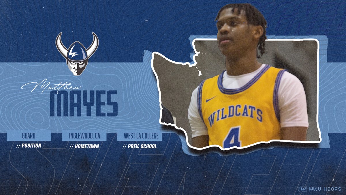 WWU Athletics (@wwuathletics) on Twitter photo M🏀 | Welcome to the <a href="/WWUHoops/">WWU Men's Hoops</a> family Matthew Mayes!
The Vikings have inked the talented 6-5 guard out of West LA College with three years of eligibility remaining.
📰 : bit.ly/3Rk62KN M🏀 | Welcome to the <a href="/WWUHoops/">WWU Men's Hoops</a> family Matthew Mayes!
The Vikings have inked the talented 6-5 guard out of West LA College with three years of eligibility remaining.
📰 : bit.ly/3Rk62KN