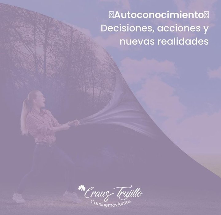 CrausTrujillo's tweet photo. Autoconocimiento ✨
Desarrollable más fácilmente, poniéndonos a prueba, observándonos en diferentes escenarios (reconociendo el nuevo YO, que soy), y en esa medida aplicarlo mayormente en consciencia, que serán y seremos 💜
Decisiones, acciones y nuevas realidades🌀 https://t.co/iKswdqrUZF