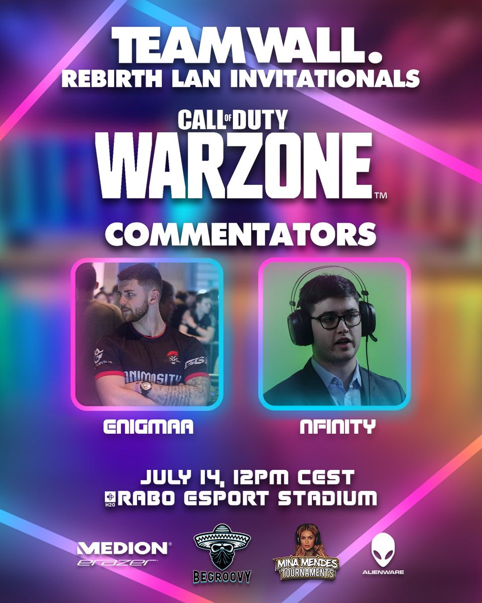 Hype is a really important factor! 💥

We would love to introduce <a href="/NfinityBL/">Nfinity</a> and <a href="/EnigmaAMC/">Andrew Campion</a> to you as our commentators during the event 🔥 #WALLREBIRTH