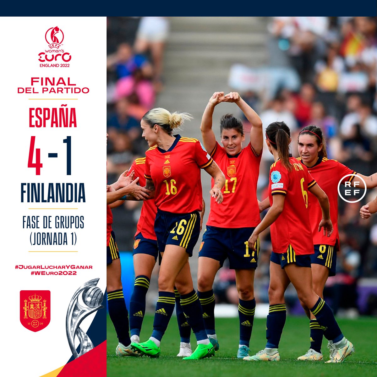 Selección Española Femenina de Fútbol tweet media