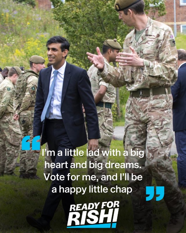 OwsWills's tweet photo. #Ready4Rishi
#BigHeartBigDreams
#LittleLad
#HappyLittleChap
#HedgeFund
#CreativeTaxArrangements https://t.co/n79Voiyov2