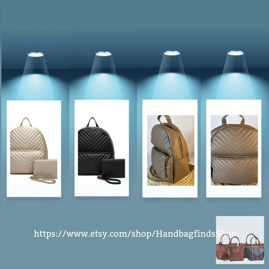 artisan_pure's tweet image. Awesome! Amazing! Our latest arrival. Quilted Backpack Set with Wallet-Fashion Backpack 2-Piece Set-Gold -Chic Women's Backpack-Work Backpack Tote-Backpack Travel Bag at $65.0. 
etsy.com/listing/124580…
#DurableBackpack #FashionableBackpack