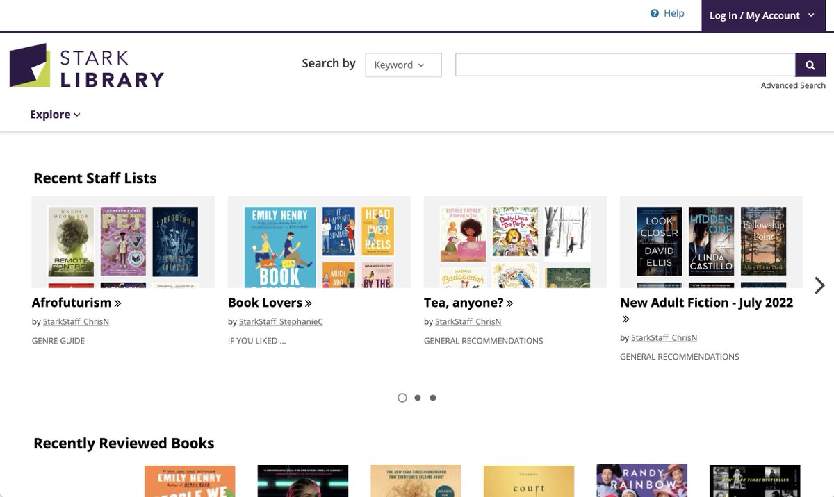 bibliocommons's tweet photo. ๐ Congratulations on launching your new online catalog, @StarkLibrary! Smarter searching, better browsing, personalized content, oh my! https://t.co/kaPENKRm4u
#BiblioCore #DiscoveryLayer #LoveYourOnlineLibrary https://t.co/bBpJYzNSc2