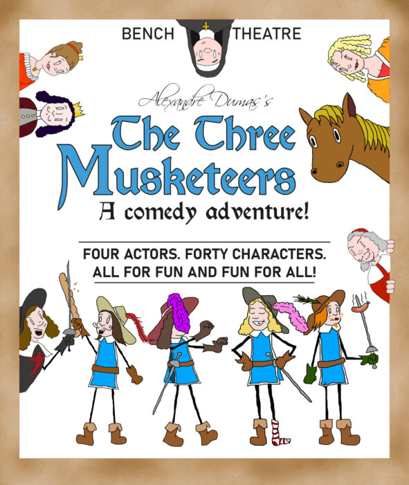 thespringhavant's tweet photo. This weekend @Bench_Theatre are here to entertain you with their comedy adventure: The Three Musketeers. 

All for fun and fun for all!

Book your tickets now: https://t.co/kLnme5Fjub

#thethreemusketeers #comedyadventure #benchtheatre #whatson #havant #hampshire #thespring https://t.co/CwZ16Z3f8s