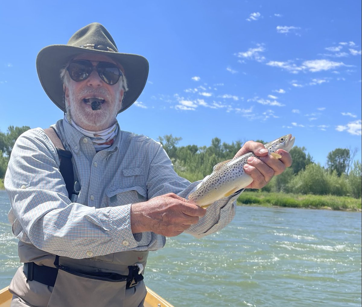 You take what the river gives you