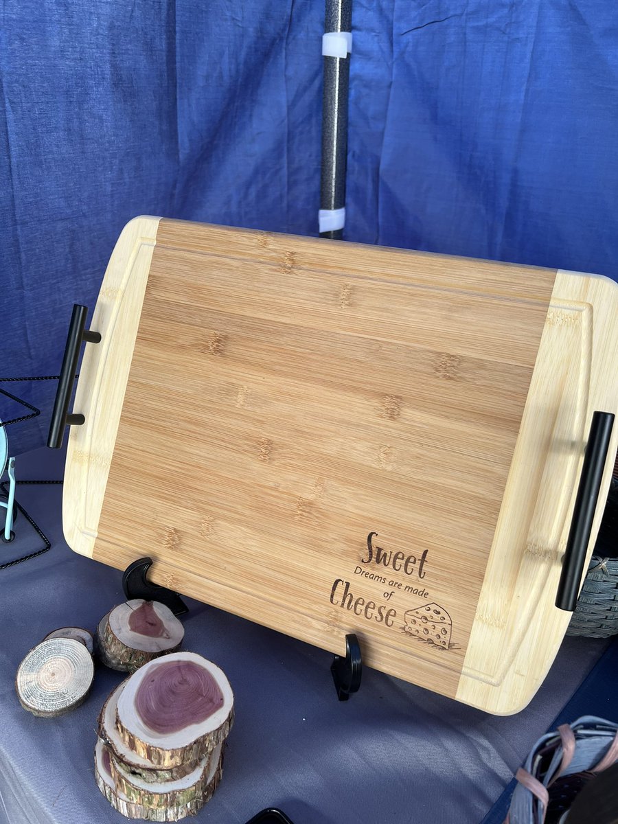 thegoodschmidt1's tweet photo. Don’t miss us &amp; our booth at the Blissfield River Raisin Festival this weekend!! We have new trays &amp; signs and as always we will take custom orders for furniture restoration or laser engraving! #SmallBusiness #LaserEngraved #Local #ShopLocal #TheGoodSchmidt https://t.co/9topQPwj1F