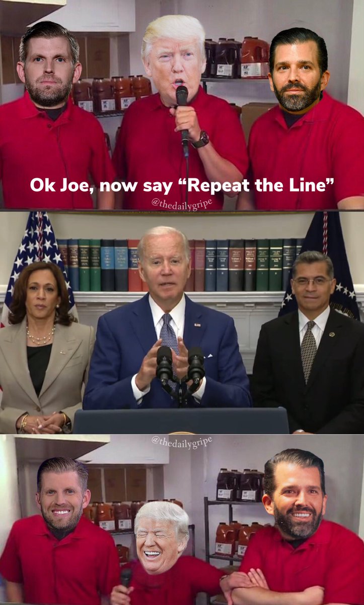 DailyGripeMemes's tweet photo. @ImOnNow3 @BGosztola #RepeatTheLine #FJBiden #FJB #PoorOldMan https://t.co/UrdP7mb8ol