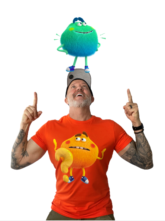 sparvell's tweet photo. What r your #Fridayfeels ?
I'm feeling pretty #delighted with my #FeelingMonster #microsoftEdu tee from @stickermule
Find out how these 52 characters can help support #emotionalintelligence in @MicrosoftFlip @Kahoot @MicrosoftTeams and @powerpoint https://t.co/2hPGSx8Fur https://t.co/kIaSxWtRX9