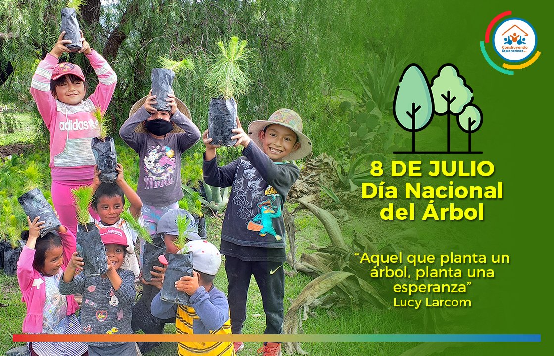 CEsperanzas's tweet photo. “Día Nacional del Árbol" 🌳💚
En Construyendo Esperanzas hemos sembrado más de 9,000 árboles. Los árboles frutales son un elemento de gran importancia en la  alimentación, además de dar sombra, reducir las temperaturas del suelo, generar oxígeno, también nos proveen alimento. ☺️ https://t.co/EgIG6DVI0k