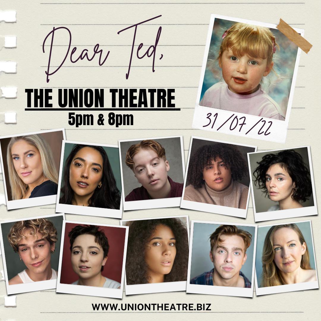 Dear Ted, I’m putting on a concert to help raise money for top surgery - produced and organised by the wonderful @PaperHouseUK LOOK AT DA LINE UP !!! All my fav people :) 31st July 2022 - 5pm & 8pm - The Union Theatre Ticket info coming soon ❤️ 🏳️‍⚧️🏳️‍⚧️🏳️‍⚧️🏳️‍⚧️🏳️‍⚧️