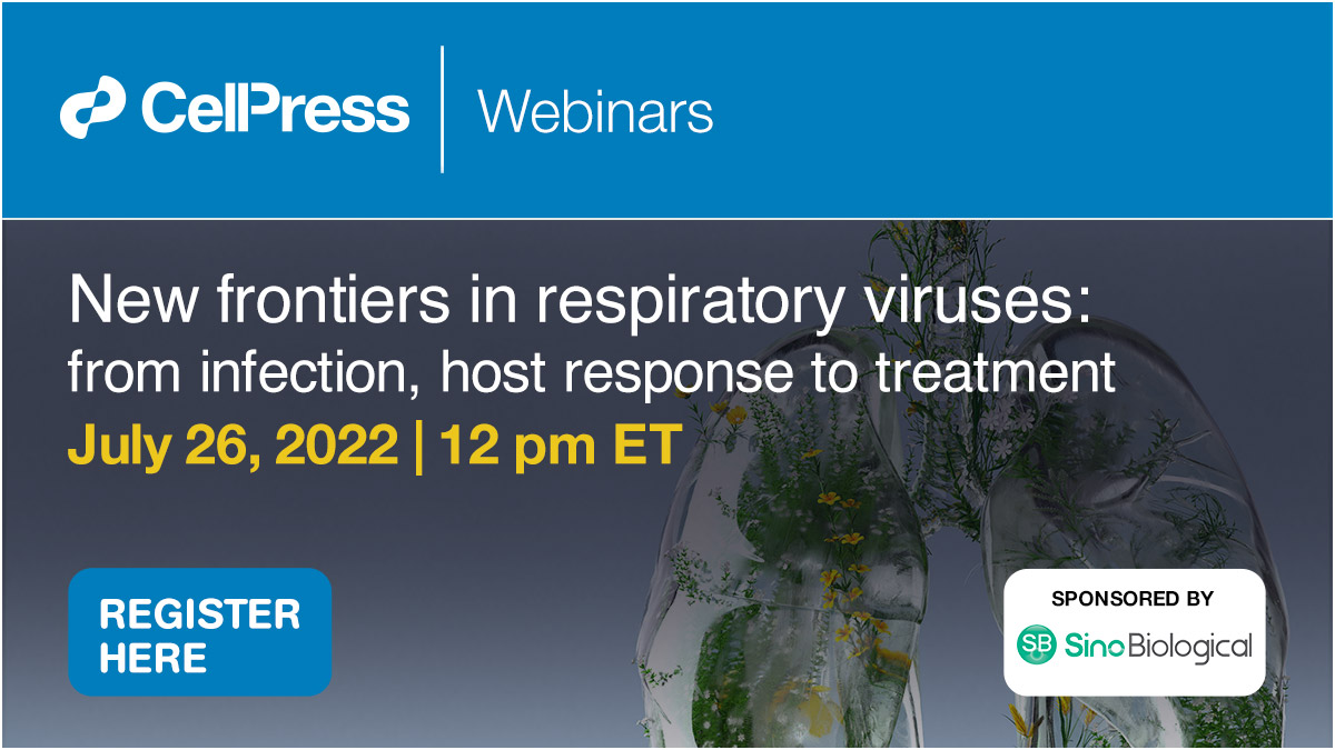 Cell Press (@cellpressnews) on Twitter photo Free Cell Press webinar, New frontiers in #respiratory #viruses: from infection, host response to treatment, speakers Félix Rey <a href="/institutpasteur/">Institut Pasteur, since 1887</a>, Michaela Gack <a href="/CleveClinicFL/">Cleveland Clinic Florida</a> & Raul Andino <a href="/UCSF/">UC San Francisco</a> July 26 at 12 pm ET #CPWebinars hubs.li/Q01grct-0 Free Cell Press webinar, New frontiers in #respiratory #viruses: from infection, host response to treatment, speakers Félix Rey <a href="/institutpasteur/">Institut Pasteur, since 1887</a>, Michaela Gack <a href="/CleveClinicFL/">Cleveland Clinic Florida</a> & Raul Andino <a href="/UCSF/">UC San Francisco</a> July 26 at 12 pm ET #CPWebinars hubs.li/Q01grct-0