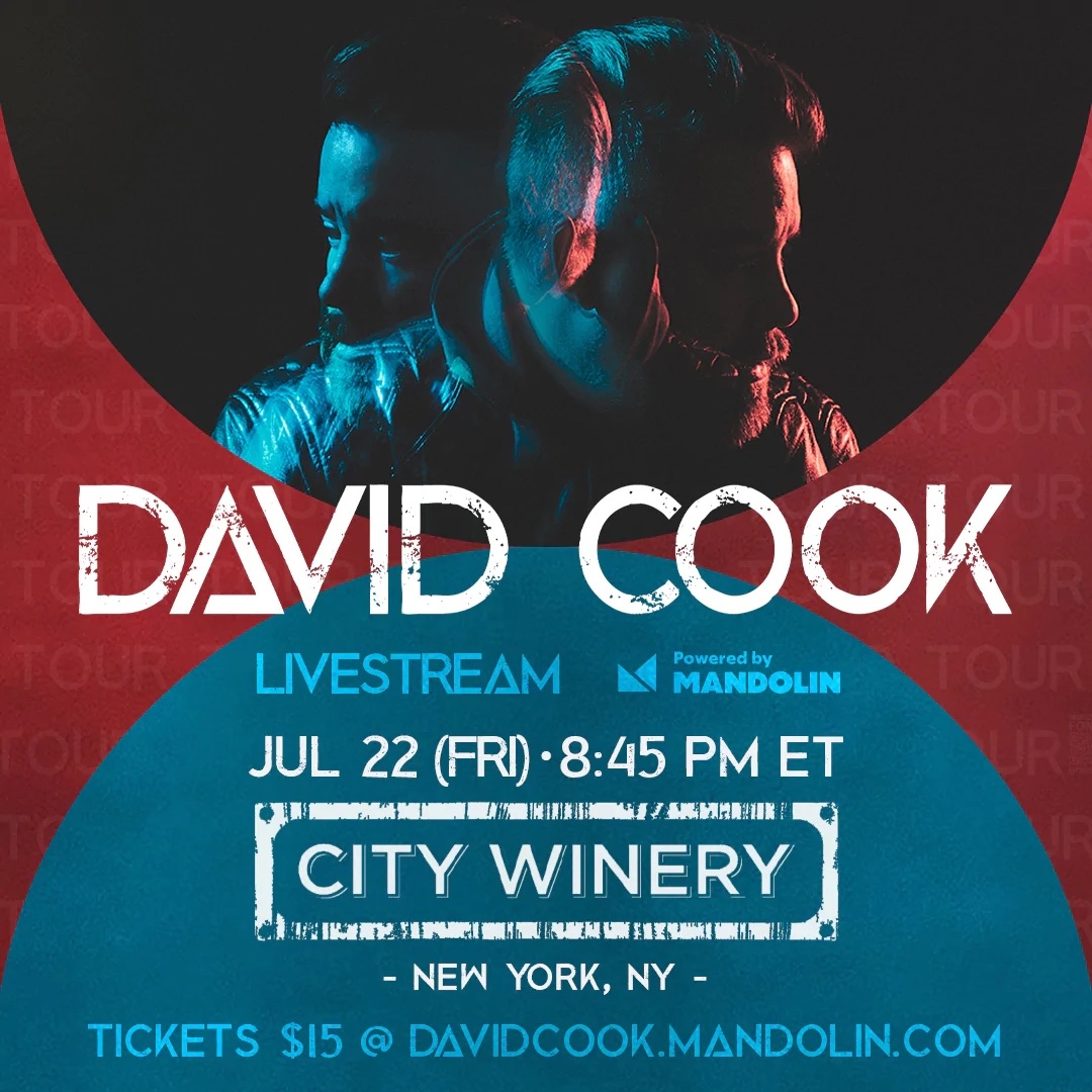 mandolinlive's tweet photo. Folks, stoked to share ya'll have a Friday night date with us because @theDavidCook is back on @Mandolinlive! Catch him live from @CityWineryNYC on Friday, July 22nd @ 8:45pm ET! 

Tickets are on sale now: https://t.co/pG2Ahe8FMc https://t.co/TChj3DxrRH