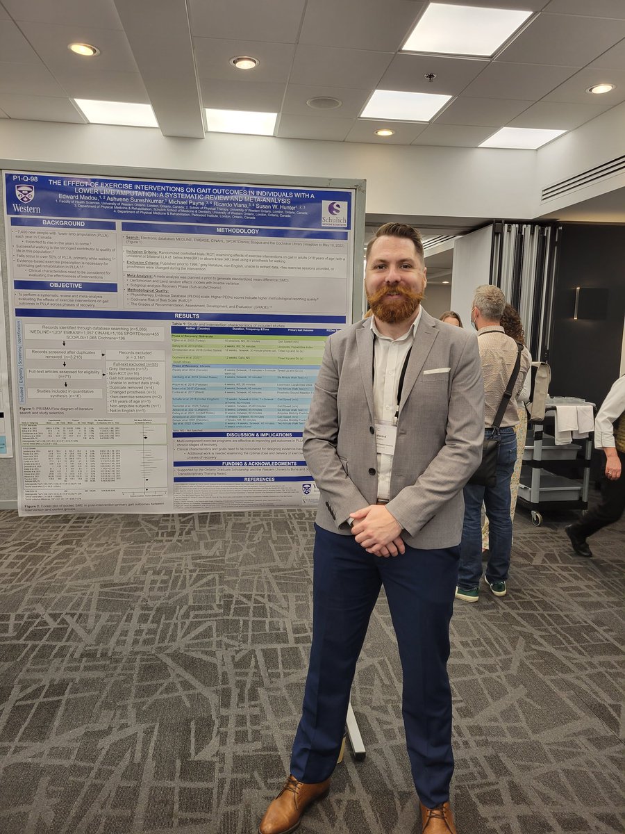 MadouResearch's tweet photo. It was a pleasure taking part and presenting at the @ISPGR World Congress 2022 the past few days. Looking forward to the next!
@westernuBJI @cmhr_s @westernuFHS 

#ispgr #research #amputation #gaitandposture https://t.co/IMv1PfVqoB